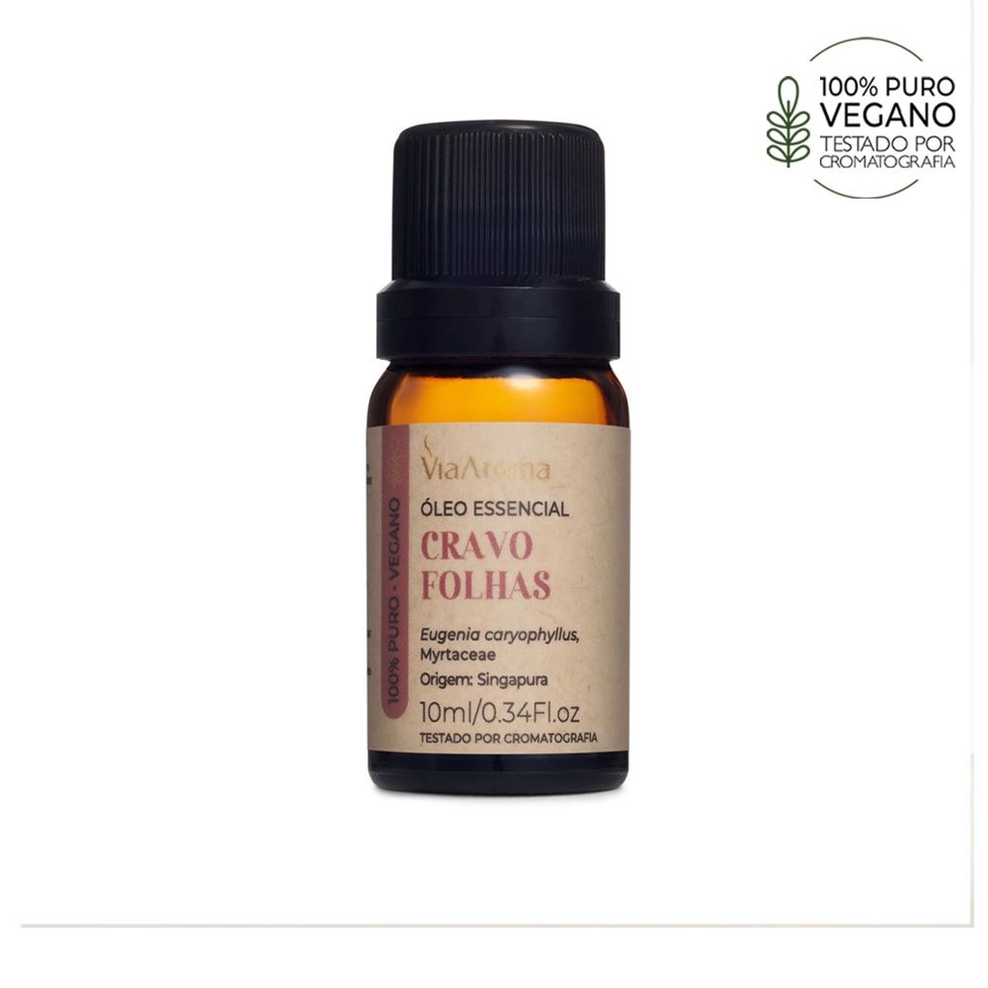 ÓLEO ESSENCIAL  CRAVO FOLHAS – 10ML