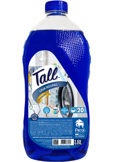 TALL DETERGENTE LAVA ROUPAS - 1,8 Litros